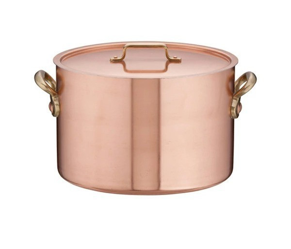Endo Shoji SA Etor Copper Half Stockpot 27cm 10L 6.6kg Soup Pot NEW