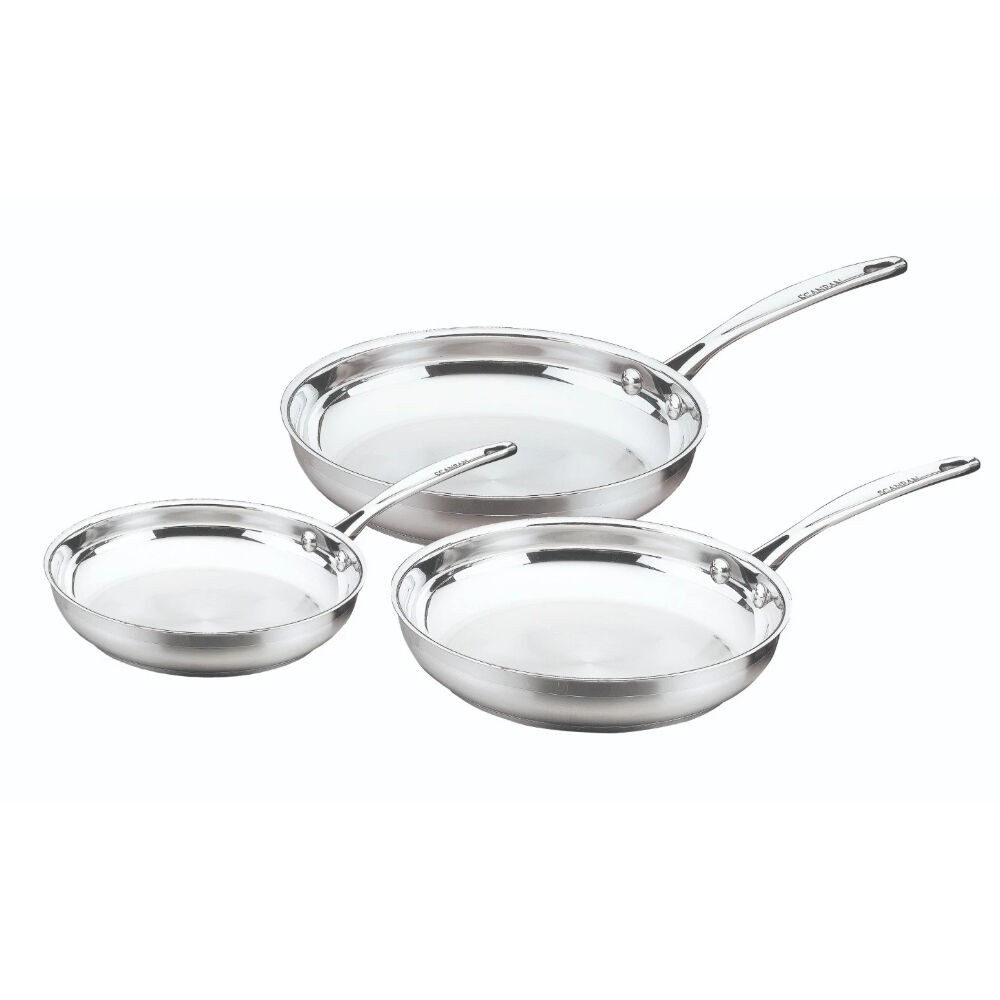 Scanpan 3 Piece Impact 18cm 26cm & 30cm Frypan Set | 3pc