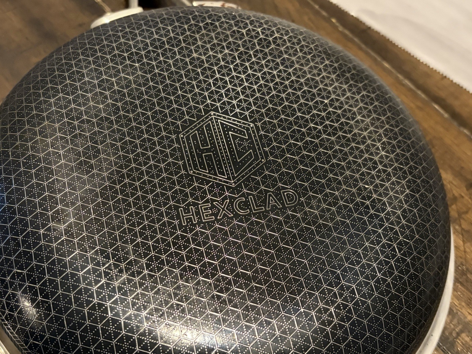 HEXCLAD 8″ Frying Pan Hybrid Stainless Steel Non-Stick Fry Pan (A5)