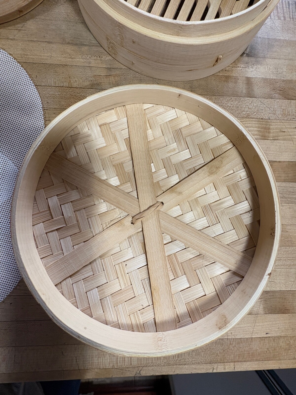 BAMBOO STEAMER BASKET 2 Tier 10-Inch KITCHENCRUST