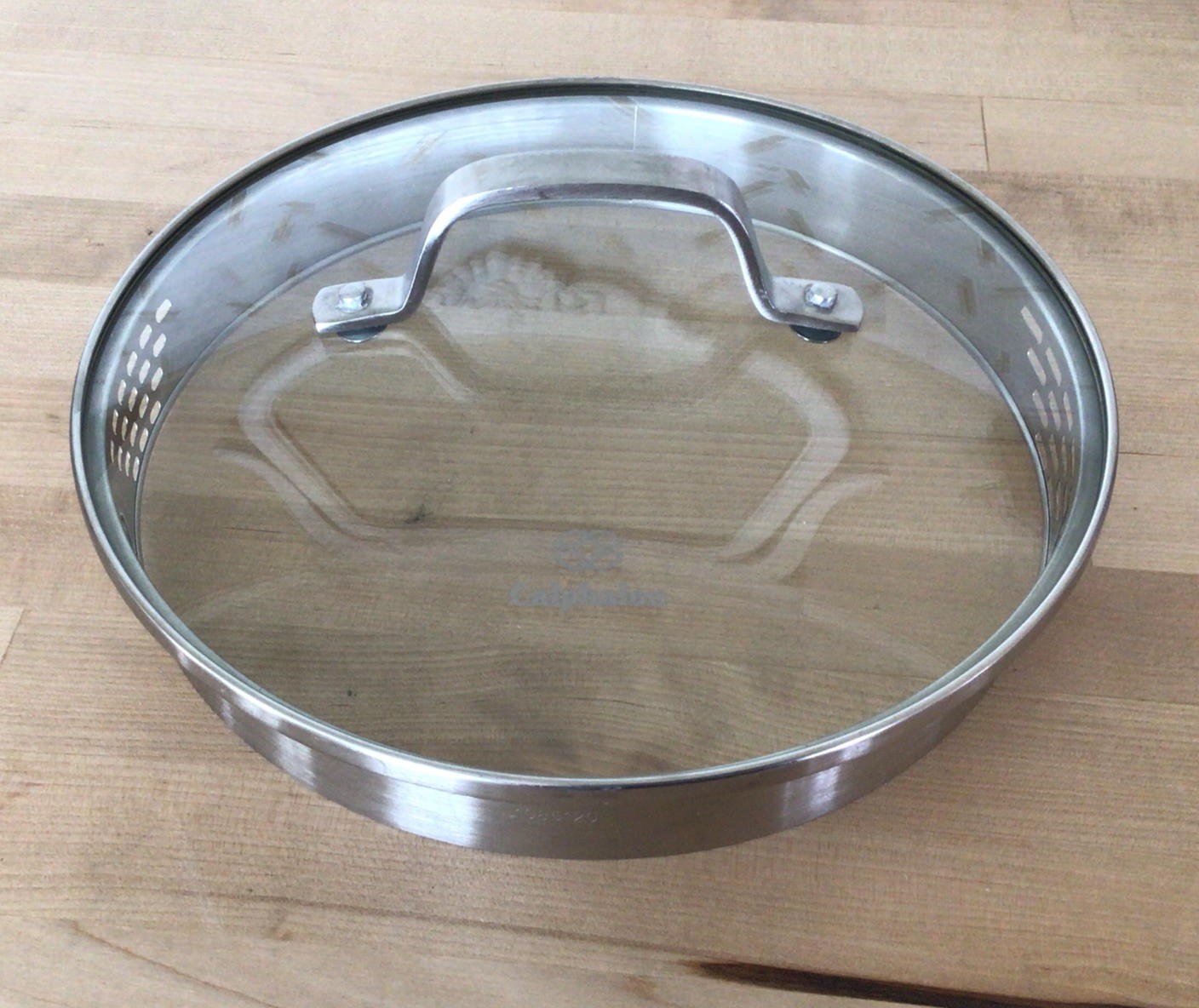 Calphalon 9” Strainer Lid only Glass Stainless Steel Replacement 8.5” Inner