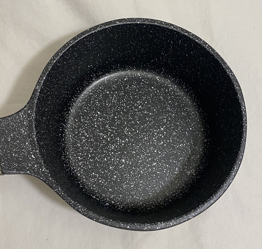 D&W Deane & White 1.9 qt Sauce Pan 7 in Gray/Wooden Handle NWT