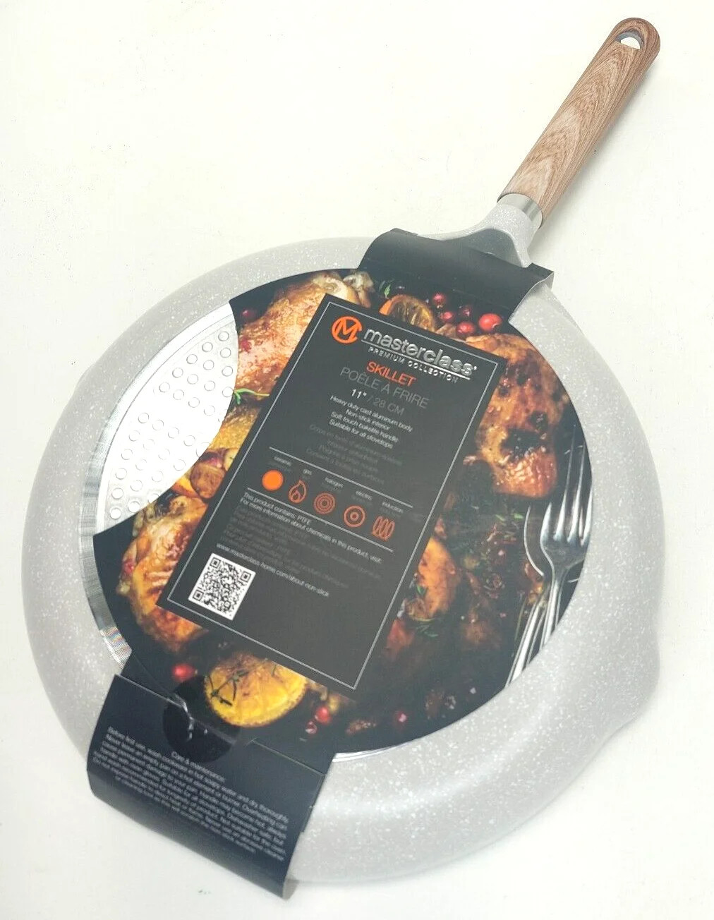 NEW Masterclass Premium Cookware 11″ Heavy Duty Skillet Frying Pan Non-Stick