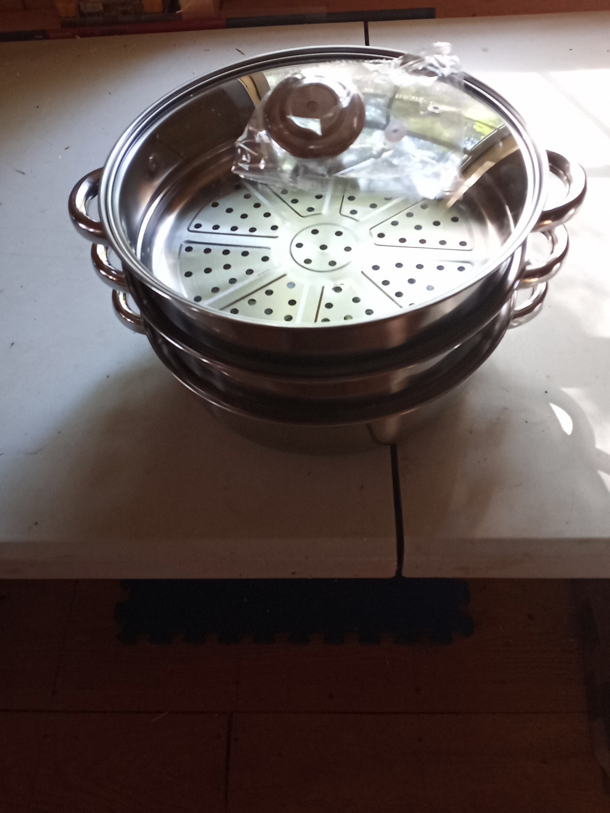 4 Piece Aluminum Steamer Set. 28cm