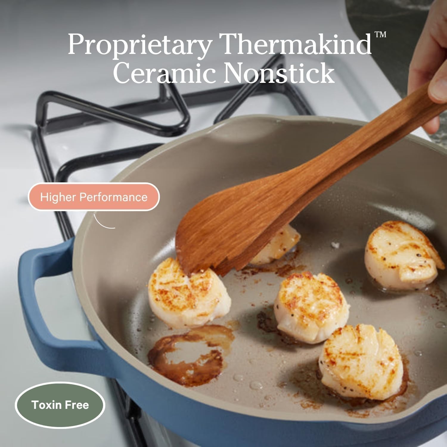 Always Pan 2.0-10.5” 2.6 Qt Nonstick, Toxin-Free Ceramic Cookware