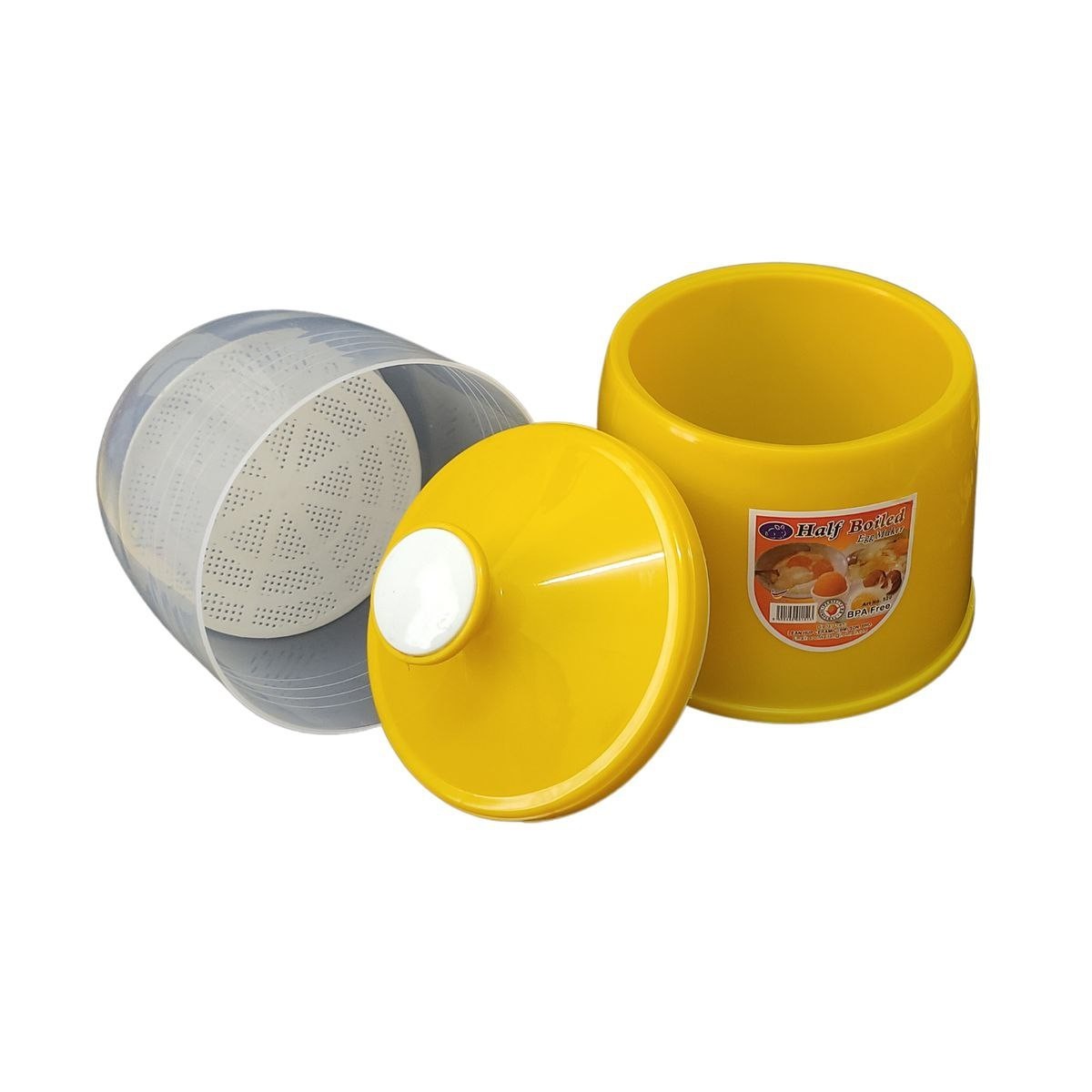 Half Boiled Egg Maker Original Made in Malaysia Yellow Color -FAST SHIPPING DHL