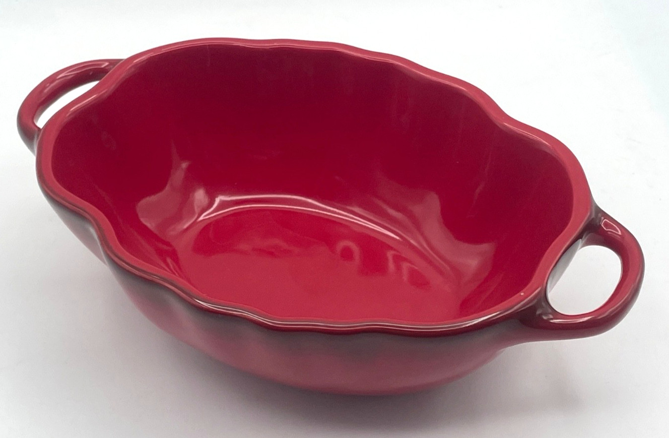 NEW Staub Petite Tomato Mini Cocotte Baking Dish 16 oz Red Double Handle No Lid