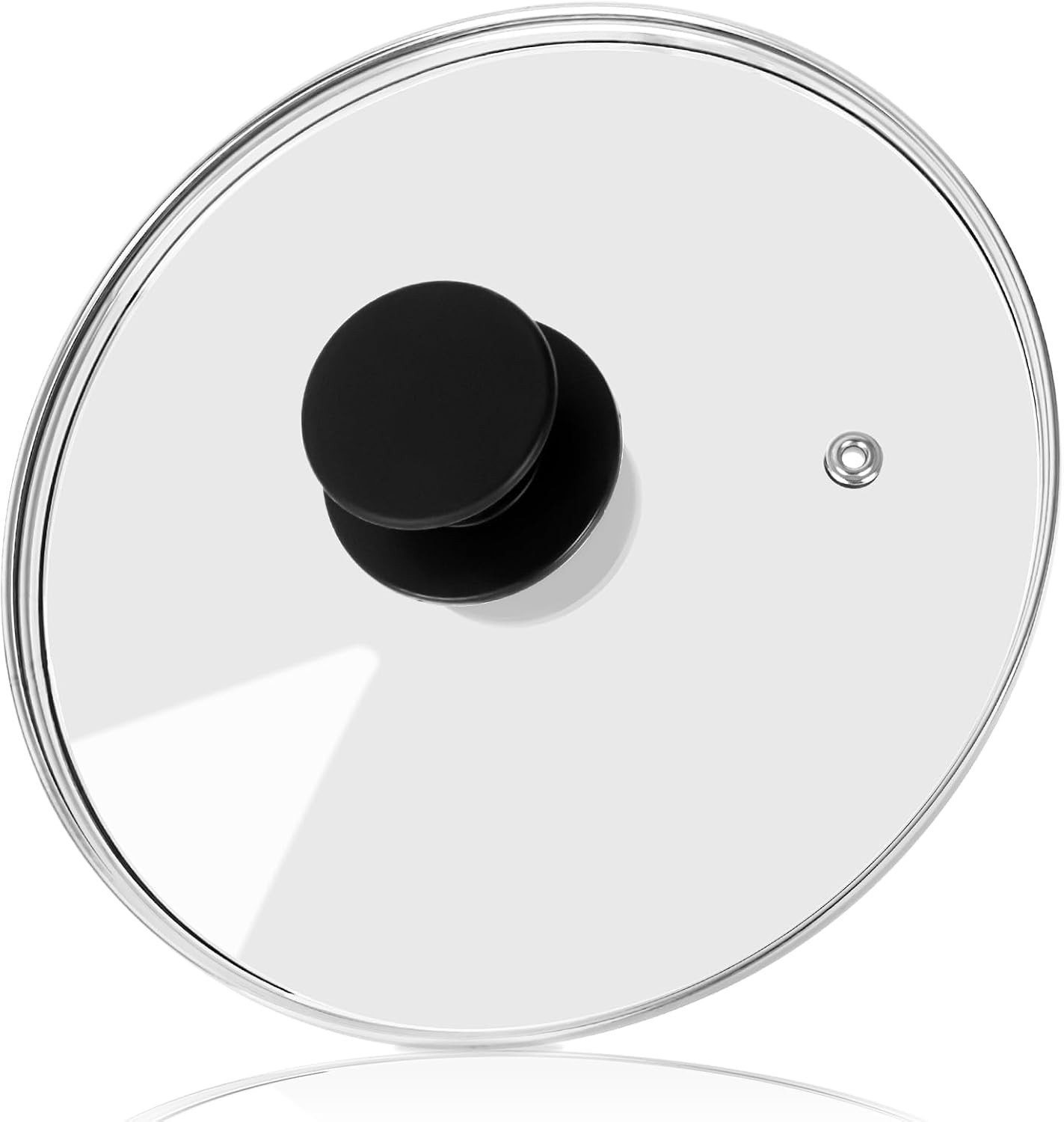 Pan Lid 8 Inch – Tempered Glass Pot Lid – Replacement Pan Cover for Cast Iron