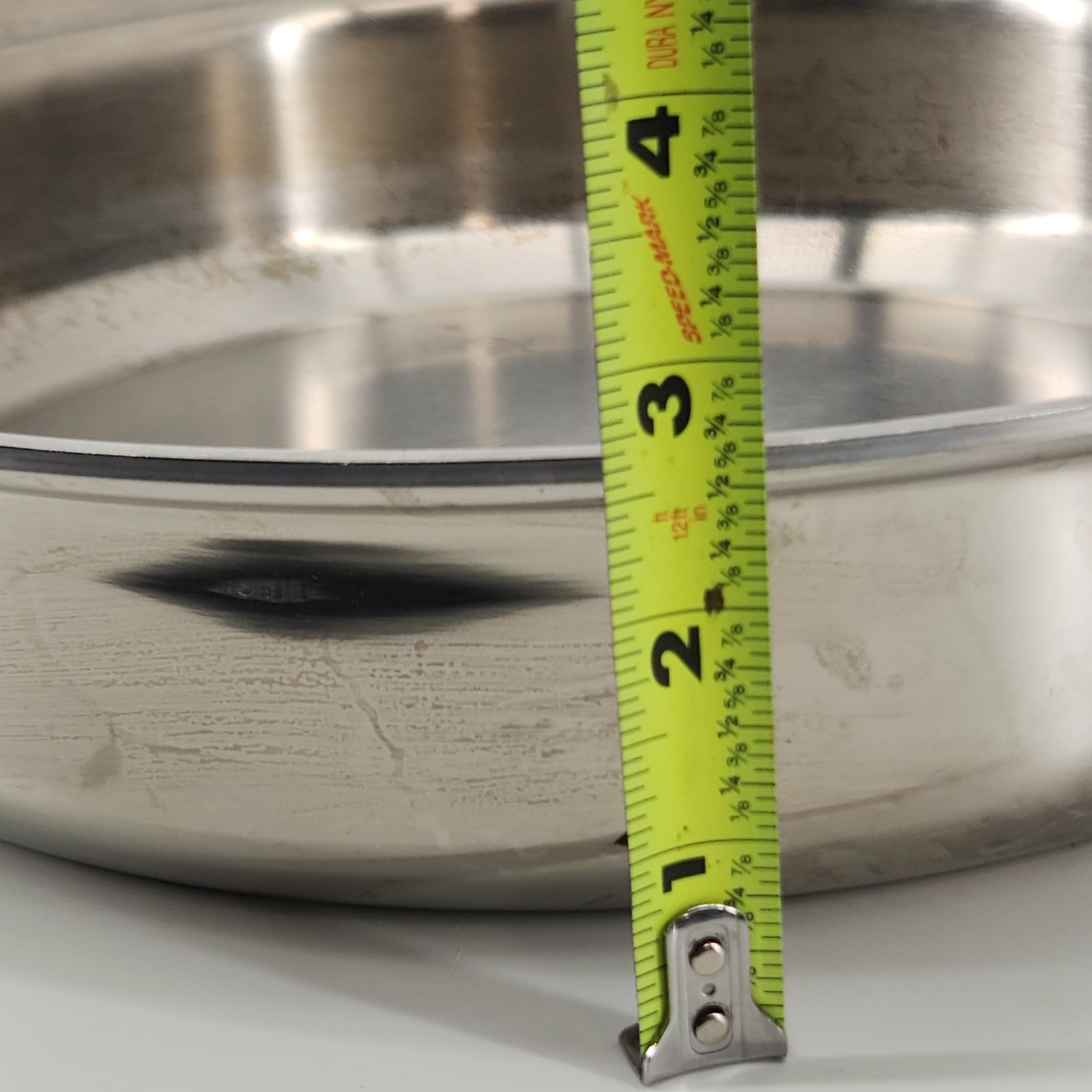 Americraft Healthy Gourmet 11.5″ Stainless Steel Skillet Pan Lid USA
