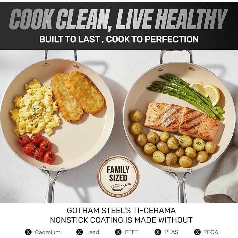 Nonstick Hammered Cookware Set 15pc Stay Cool Handles Easy Cleanup Oven Safe New