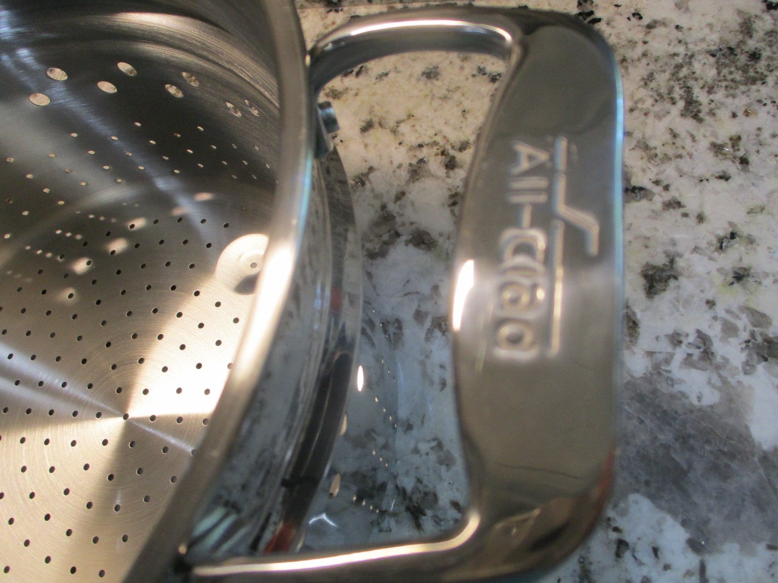 All-Clad Stainless Steel Steamer Insert Pan for 10 Quart Stock – Excellent