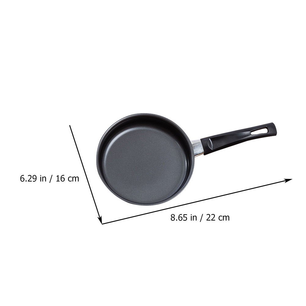 1Pcs Reusable Non-Stick Mini Omelette Pan Black Kitchen Frying Pan