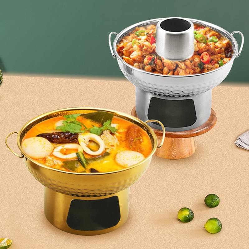 Traditional Chinese Hot Pot Small Hot Pot Camping Outdoor Pot Kitchen Cookware