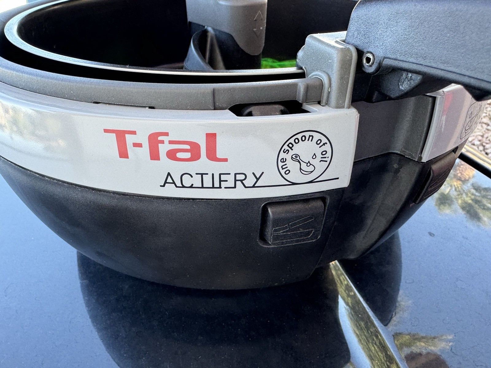 T-FAL ACTIFRY 1 SPOON OIL AIR FRYER LARGE 2.2LB FOOD CAPACITY GREAT CAMP HOLIDAY