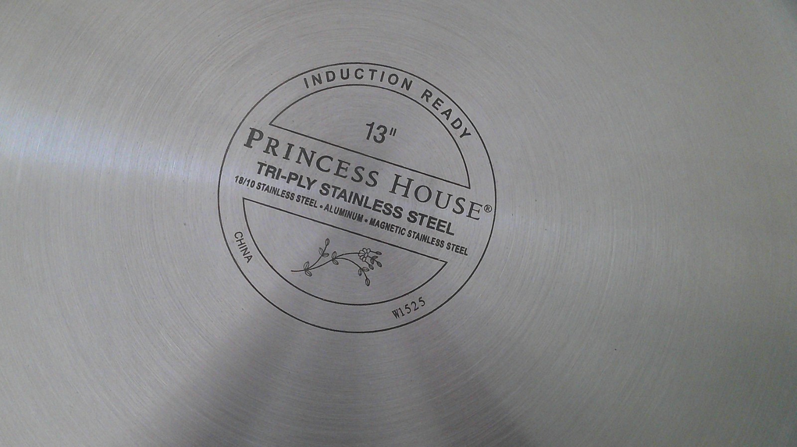 PRINCESS House HERITAGE® TRI-PLY STAINLESS STEEL 13″ Skillet Saute pan NIB