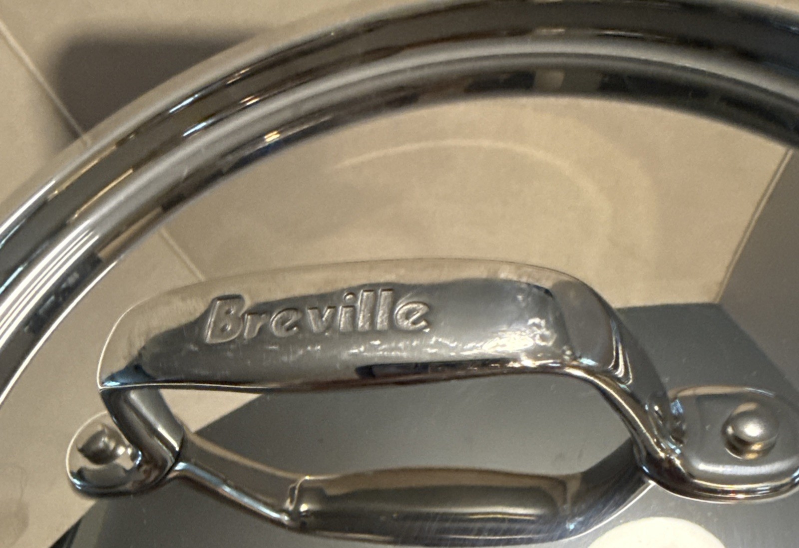 Breville 8 qt Quart Thermal Pro Hard-Anodized Stock Pot & Stainless Lid
