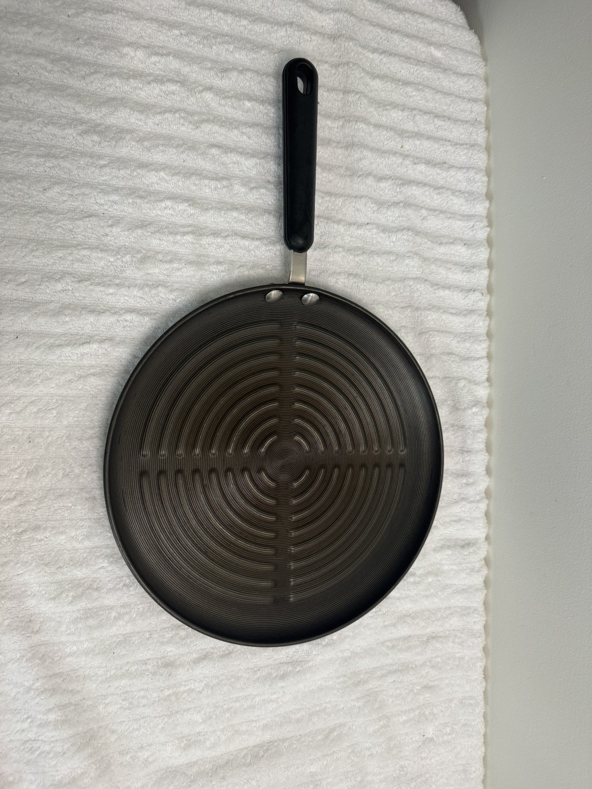 Circulon 12″ Pan Non Stick Hard Anodized Circular Flat Skillet Grill Griddle Pan