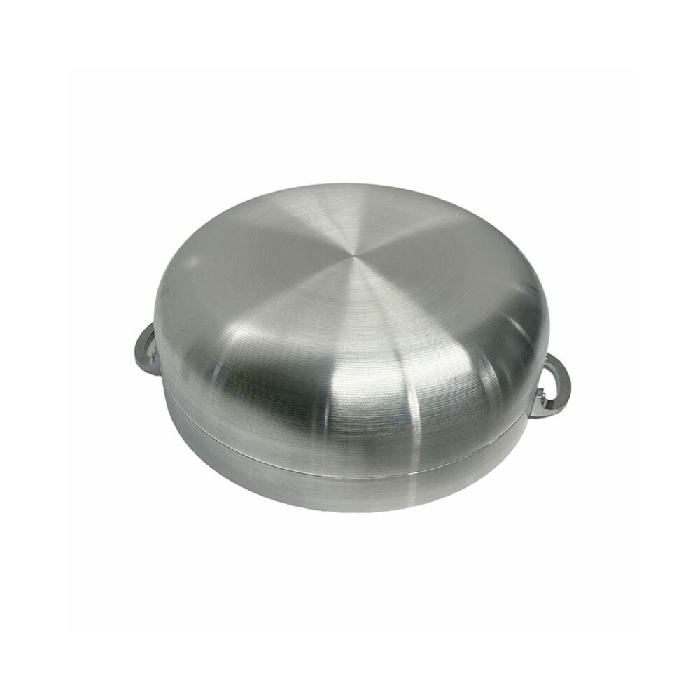 14 Qt Aluminum Caldero Cookware Pot Dutch Oven With Glass Lid Satin Finish