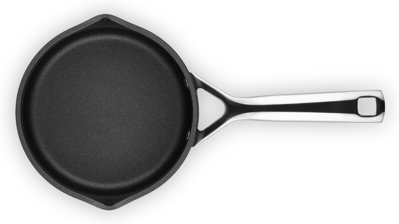 Toughened Nonstick Pro Open Saucepan with Double Pour Spouts, 1.7 qt.
