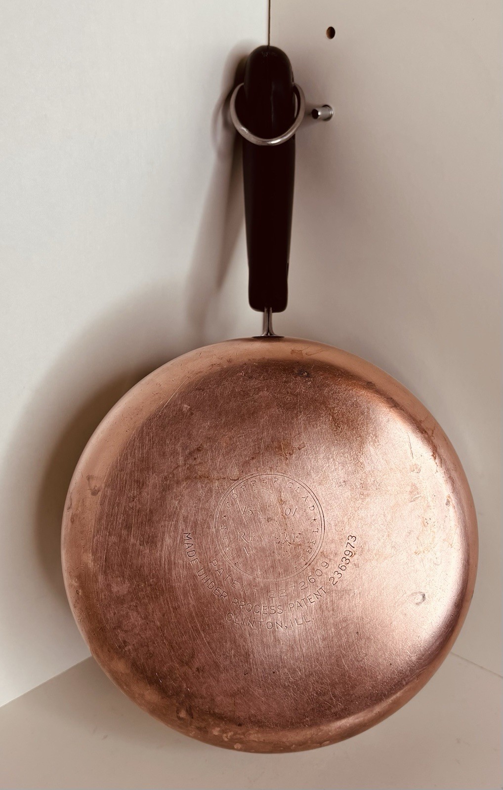 Revere Ware 1801 Pre-68 Copper Bottom Stainless 1-1/2 1.5 Quart Qt Sauce Pan Lid