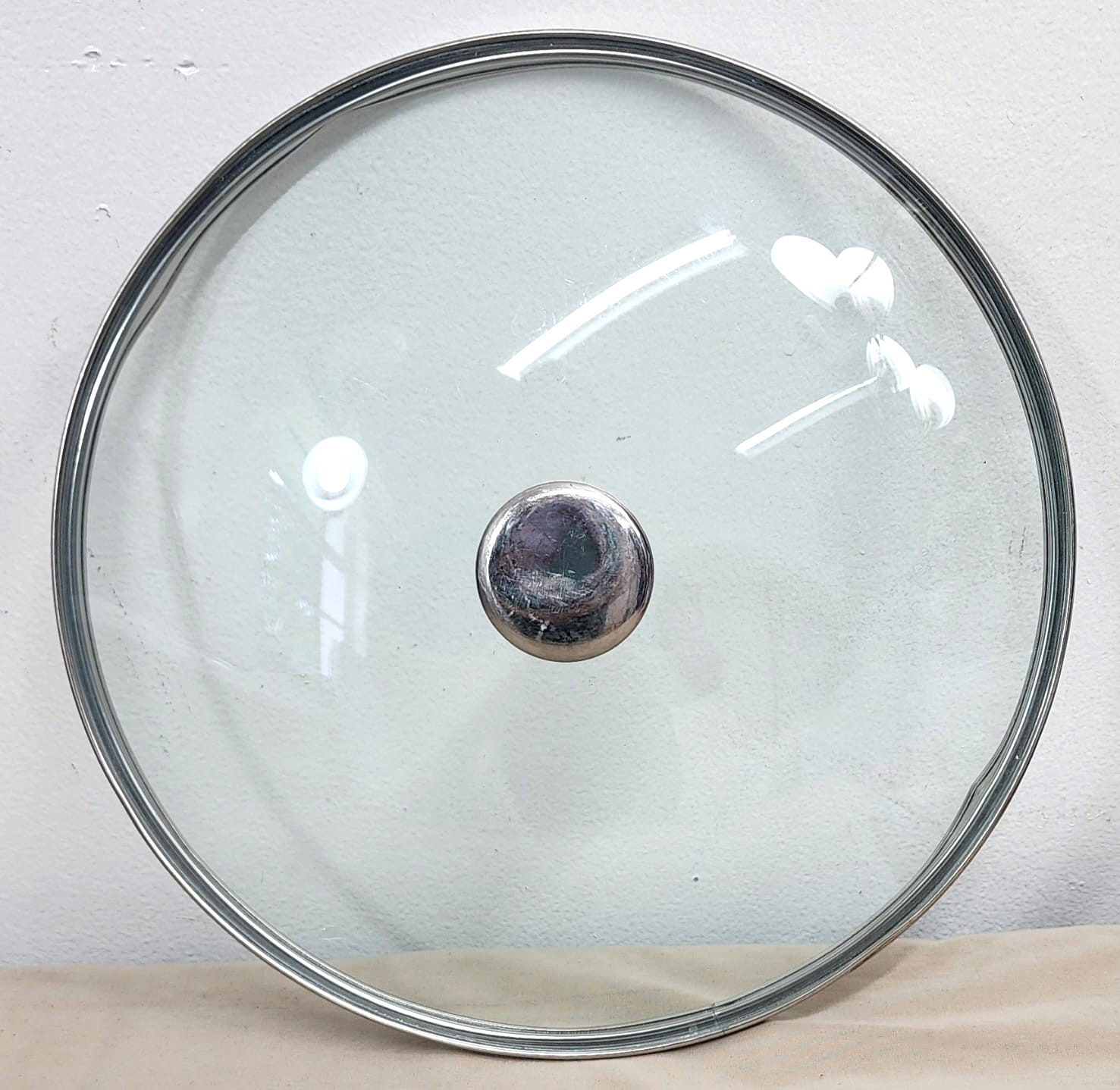 Replacement Glass Pot Lid 12.5 Inch Tempered Glass Kitchen Cookware Clear LID