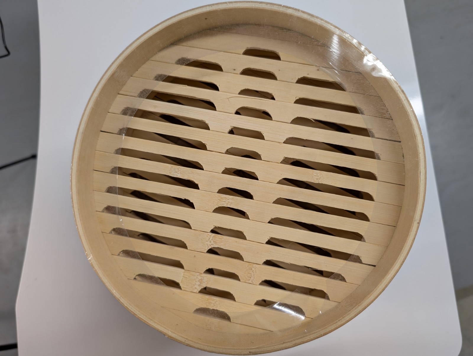 2 Tier Natural Bamboo Asian Steamer Basket 10″ Dumpling Bun Shrimp Crab Steamer