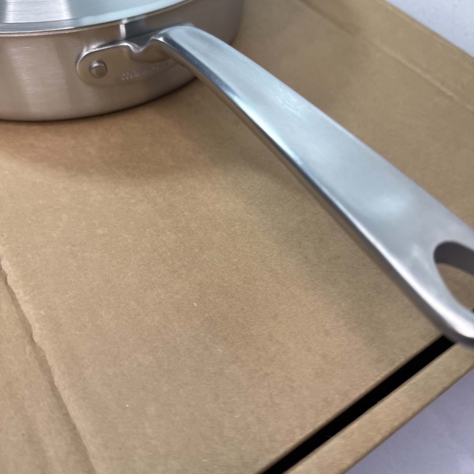 Made In 3.5 Quart Stainless Steel Saute Pan with Lid – All 5 Ply Clad NEW