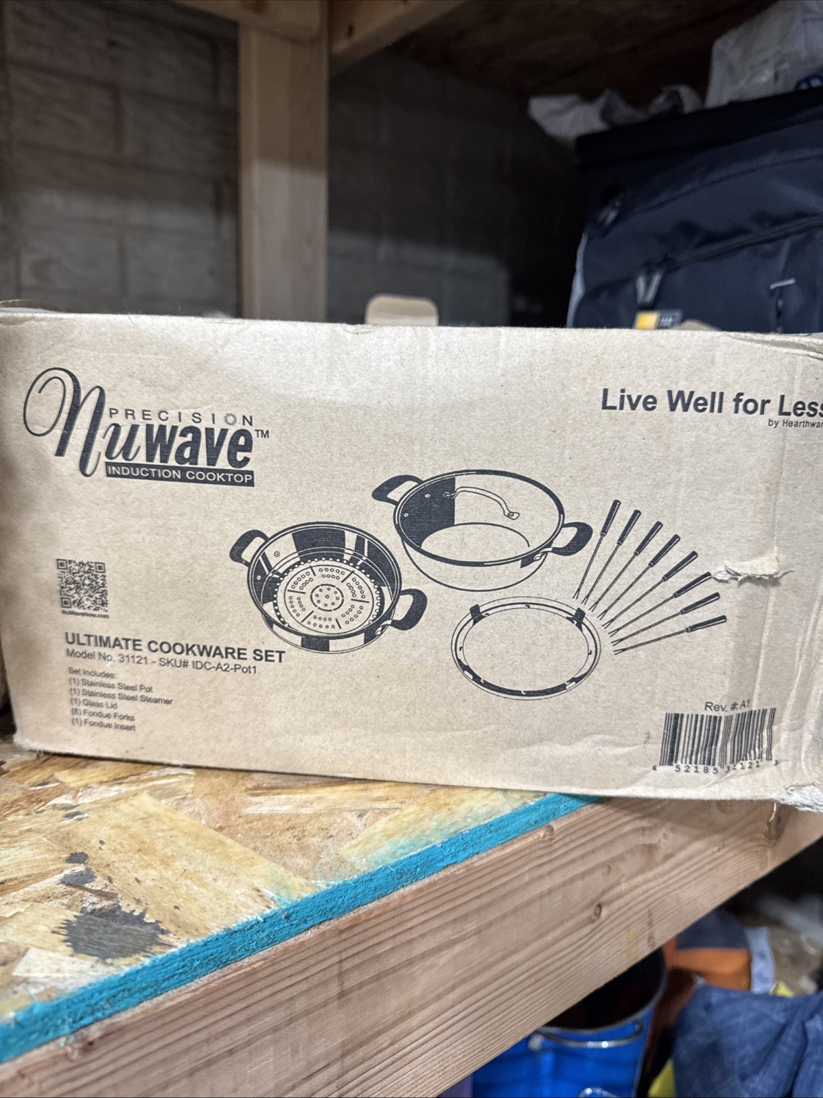 Nuwave Precision Induction 31121 Stainless Steel Ultimate Cookware Set Steamer