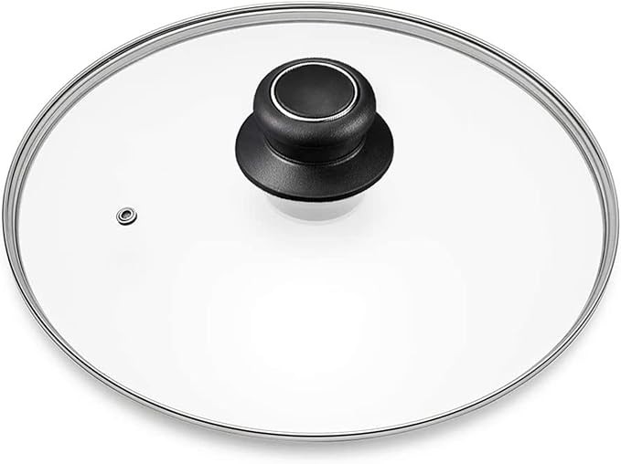 Tempered Glass Lid for Frying Pan Skillet Pot Tempered Replacement Cover