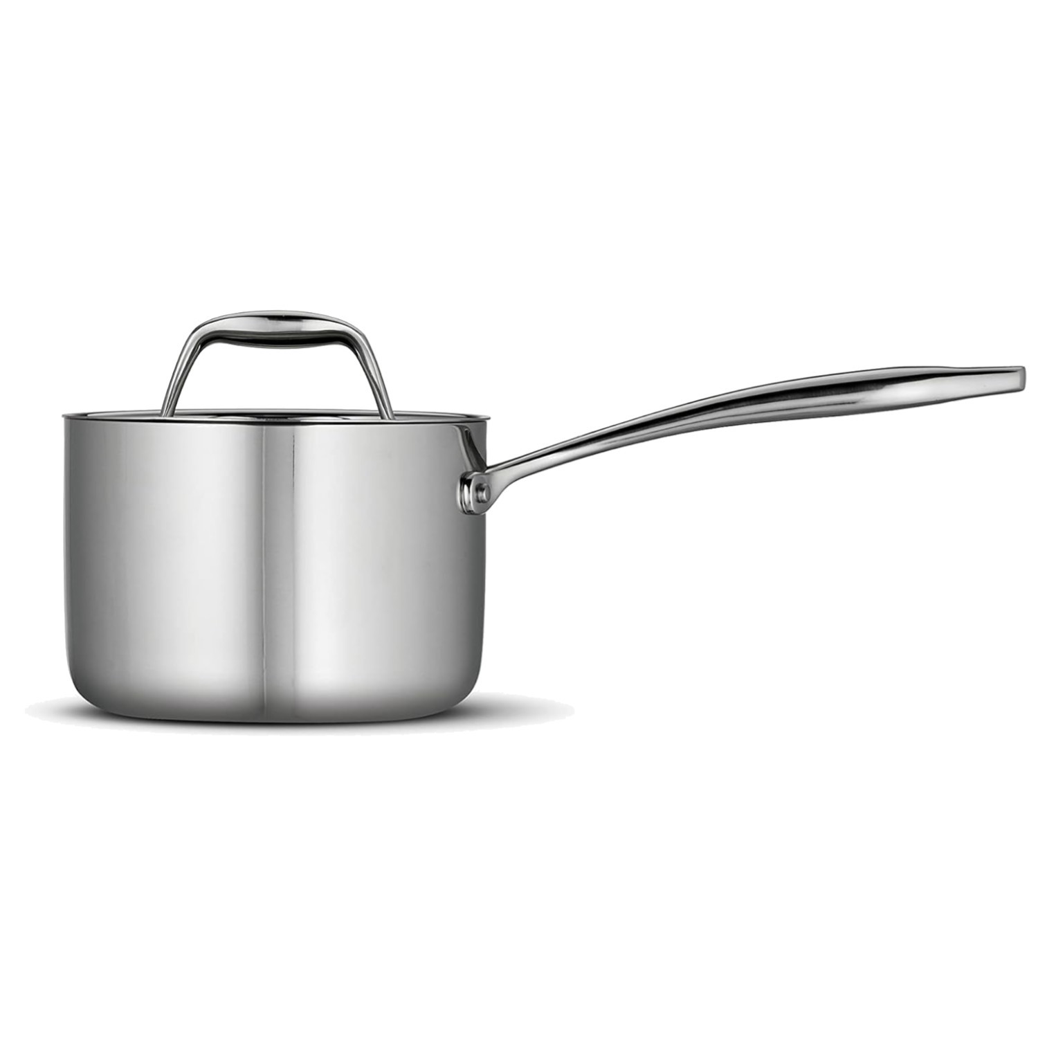 1.5-Qt Tri-Ply Clad Stainless Steel Saucepan, Made in Brazil