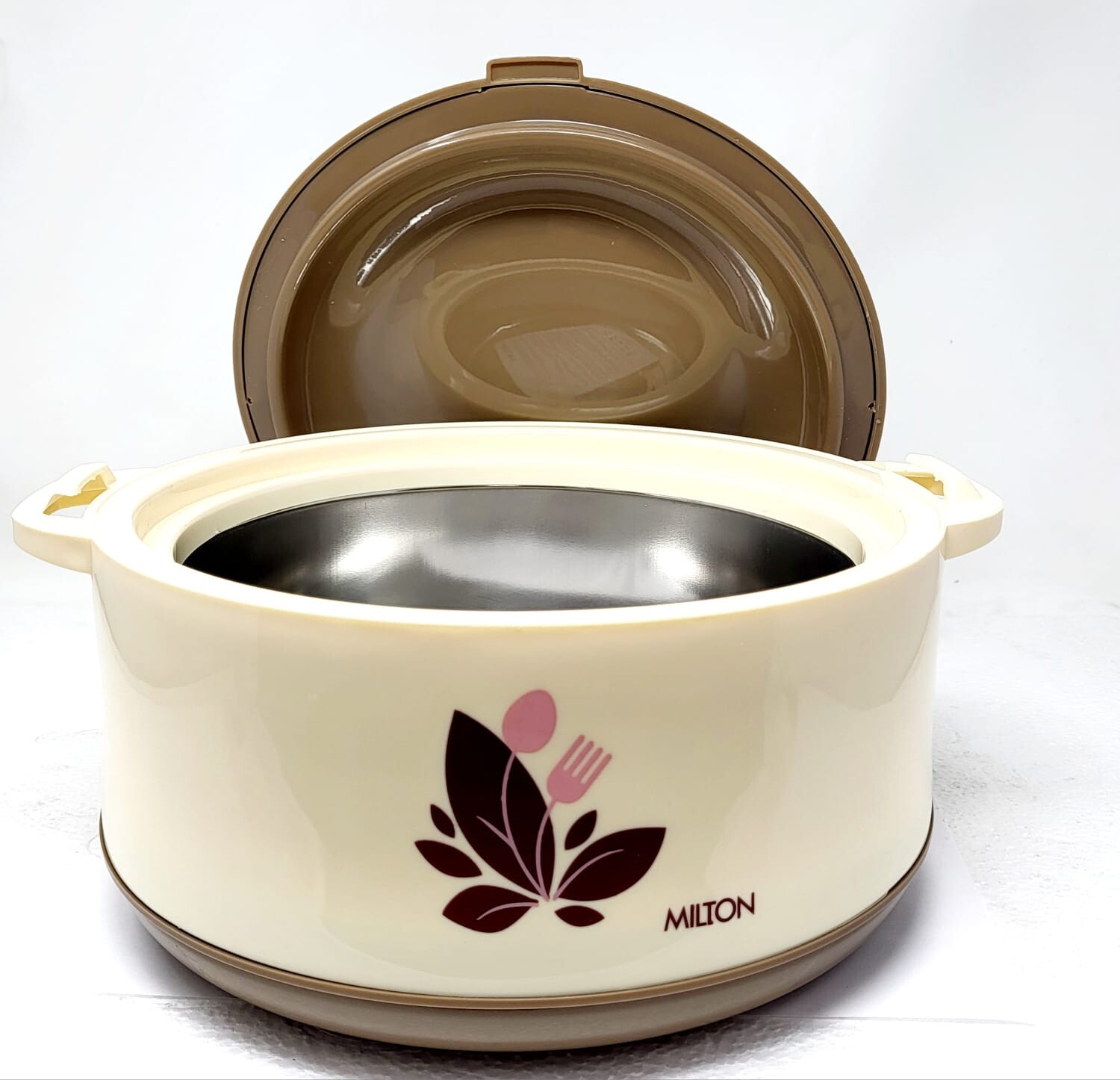 MILTON Orchid 7500 Inner Steel Casserole, 6.71 litres, Dark Brown