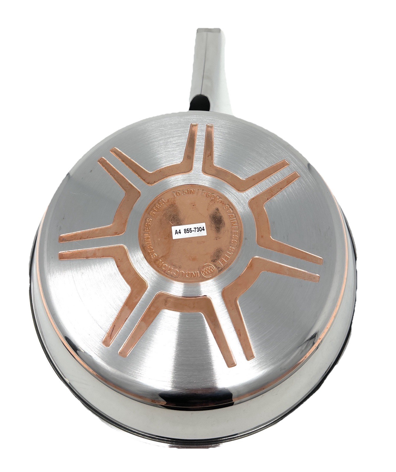T-Fal Ultimate Stainless Steel Copper Bottom Cookware 12pc Set Induction