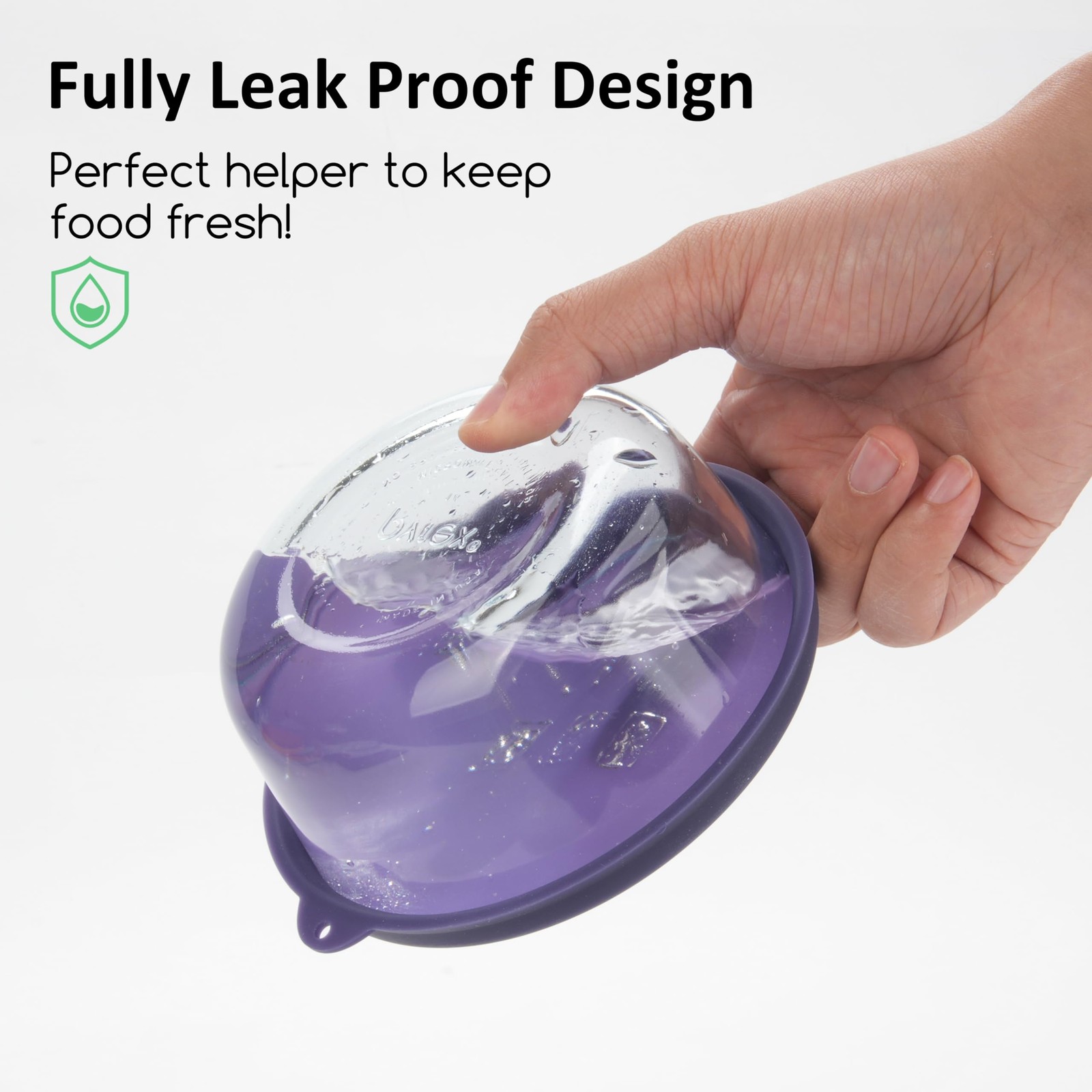1 Cup Round Silicone Storage Cover Lids for Anchor Hocking & Pyrex – Leak-Proof