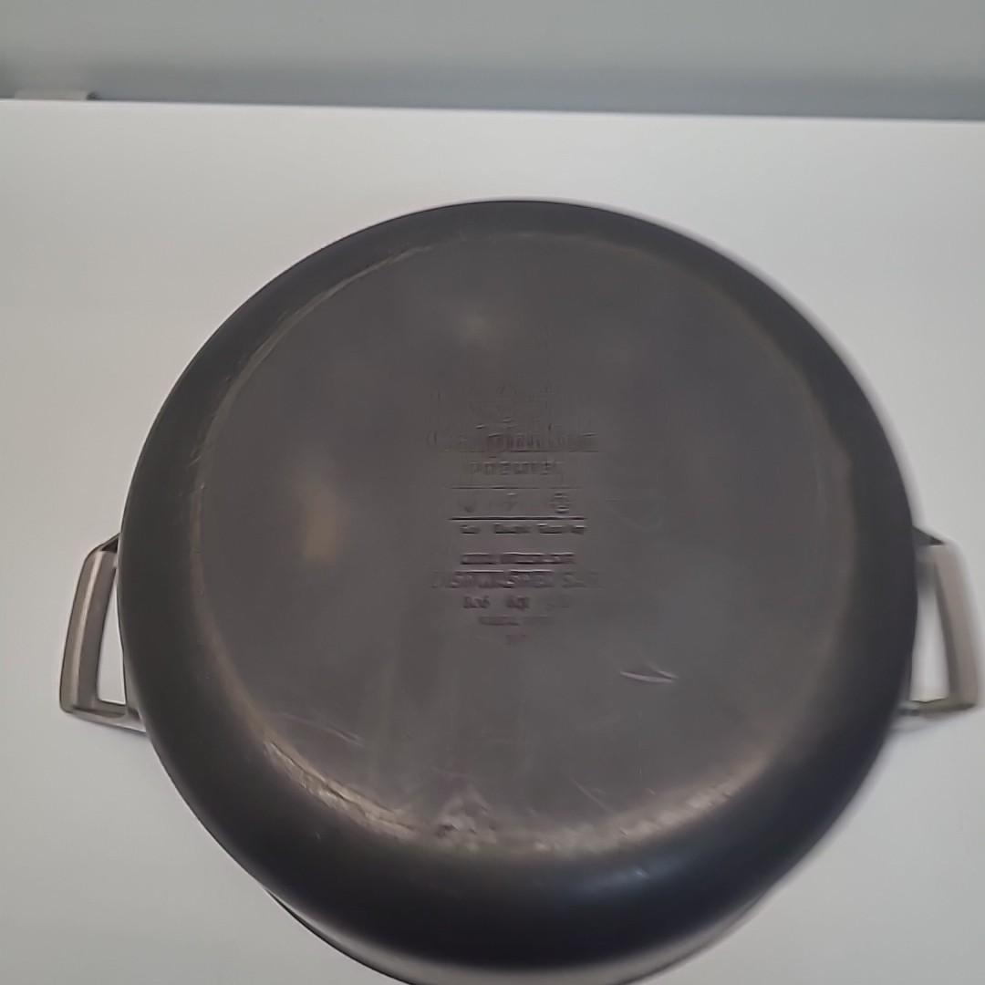 Calphalon Hard Anodized Premier 6 QT 5.6L Stock Pot Dishwasher Safe Made In USA
