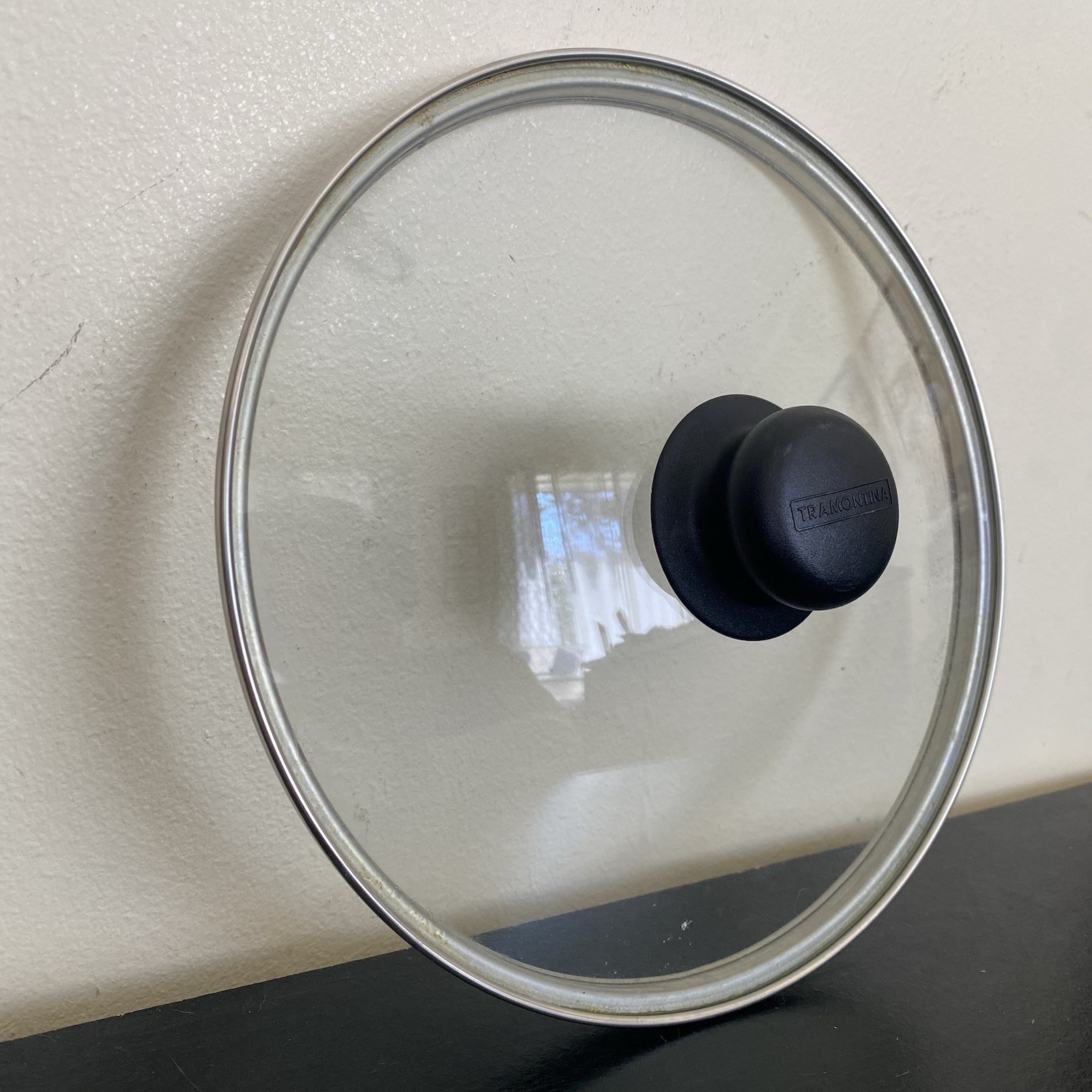 9” Inch Replacement Tramontina Round Glass Lid For 8 1/2″ Pot Pan | Knob Handle