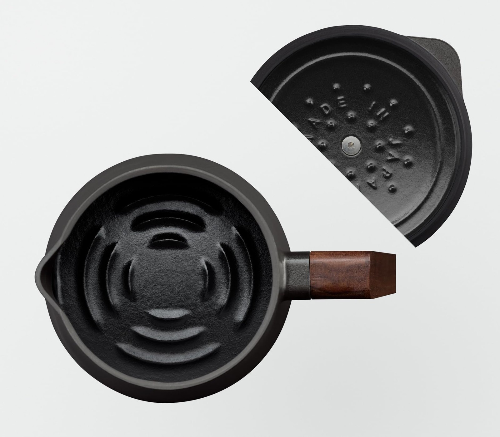 Vermicular Soup Pot SP01-BK 1.9L Cast Iron Enamel Matte Black Japan