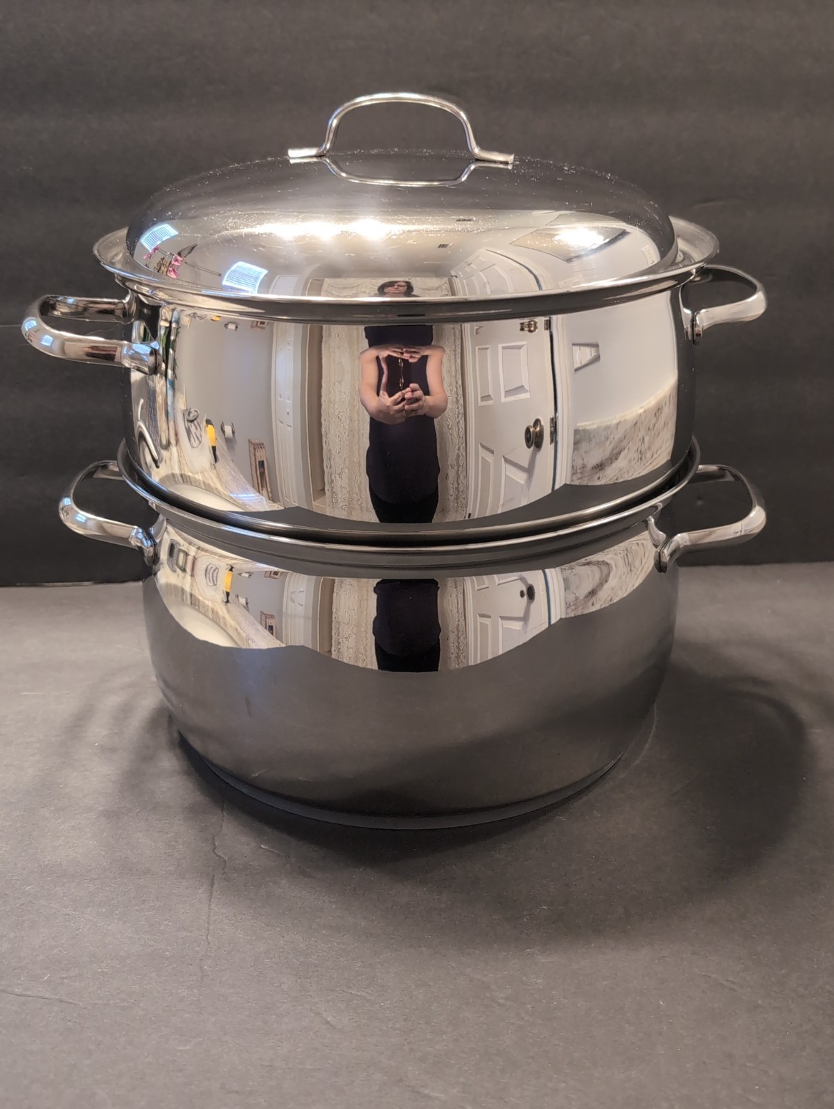 Belgique Pot, Steamer & Lid 6 Qt Stainless Steel