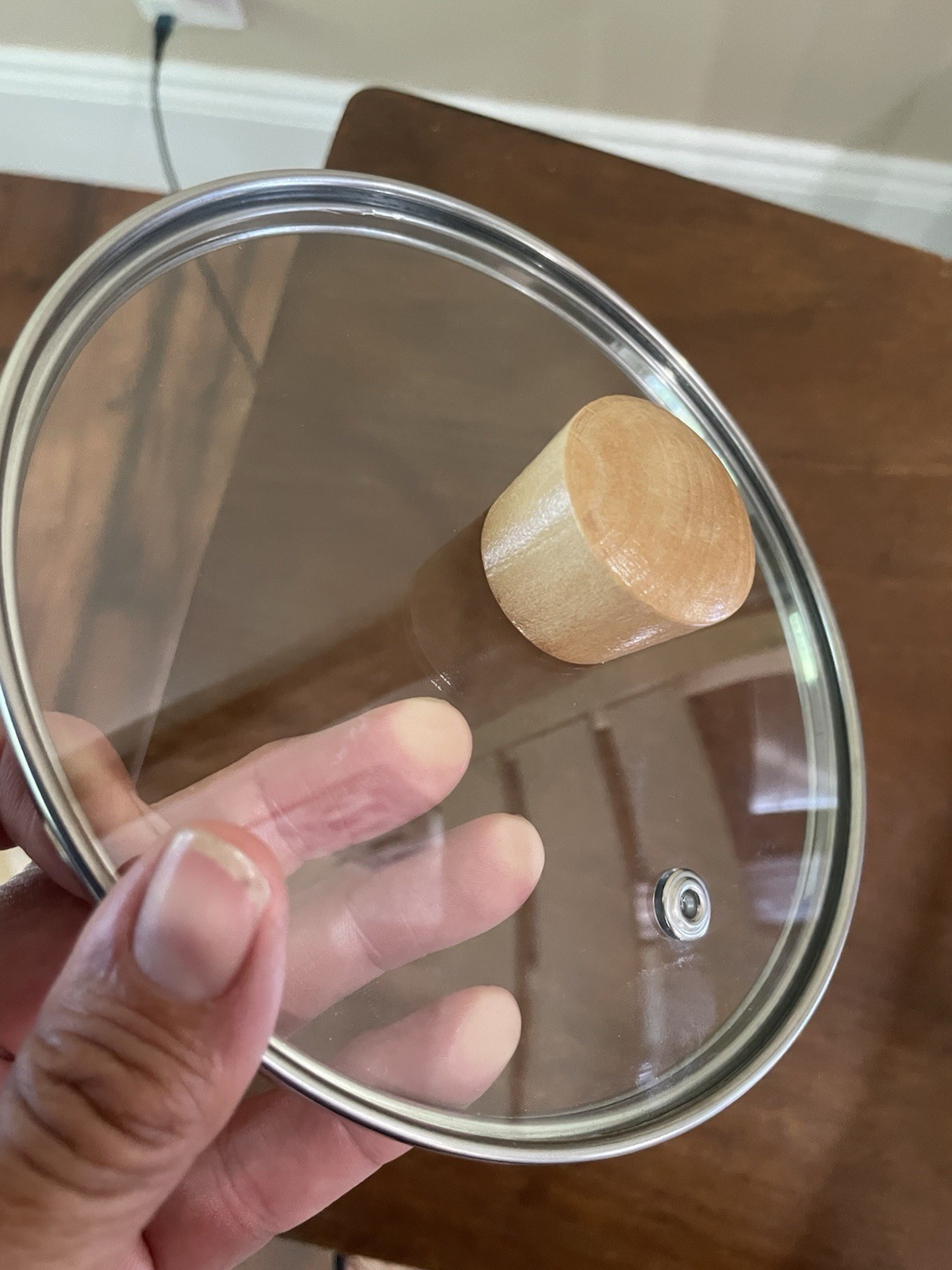 LeRaze LID ONLY For The High Borosilicate 2L Glass Ribbed Simmer Pot