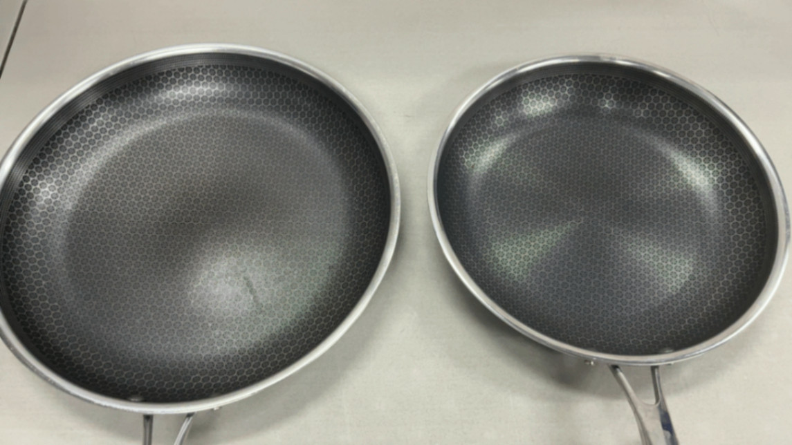 HexClad Hybrid Nonstick 7-Piece Cookware Set NO LIDS