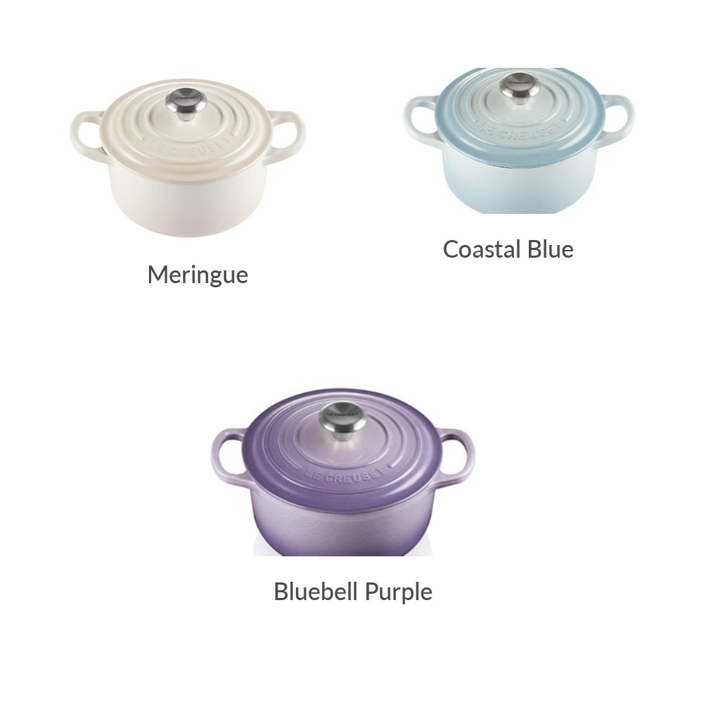 Le Creuset Enamelled Cast Iron Round Dutch Oven Casserole Pot Multi Color 14cm