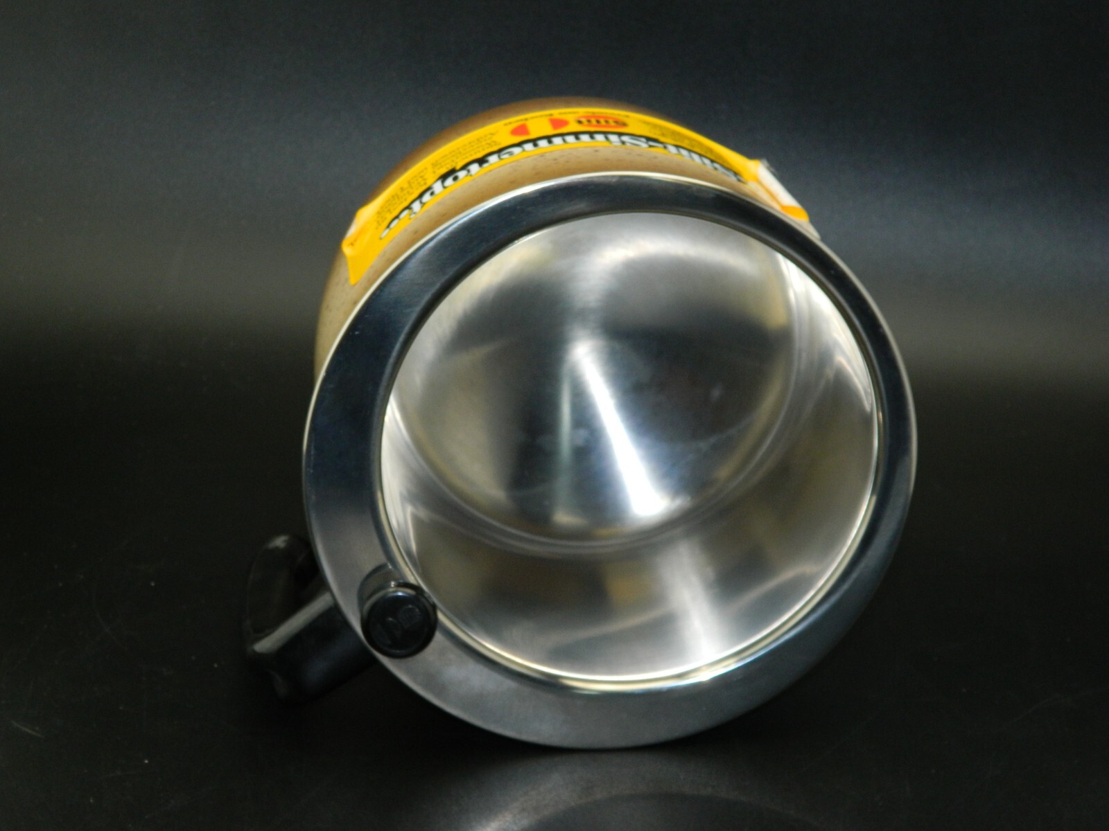 Water Bath Cooker Simmer Pot 1.5 Liters Stainless and Enamel. Vintage Brookstone