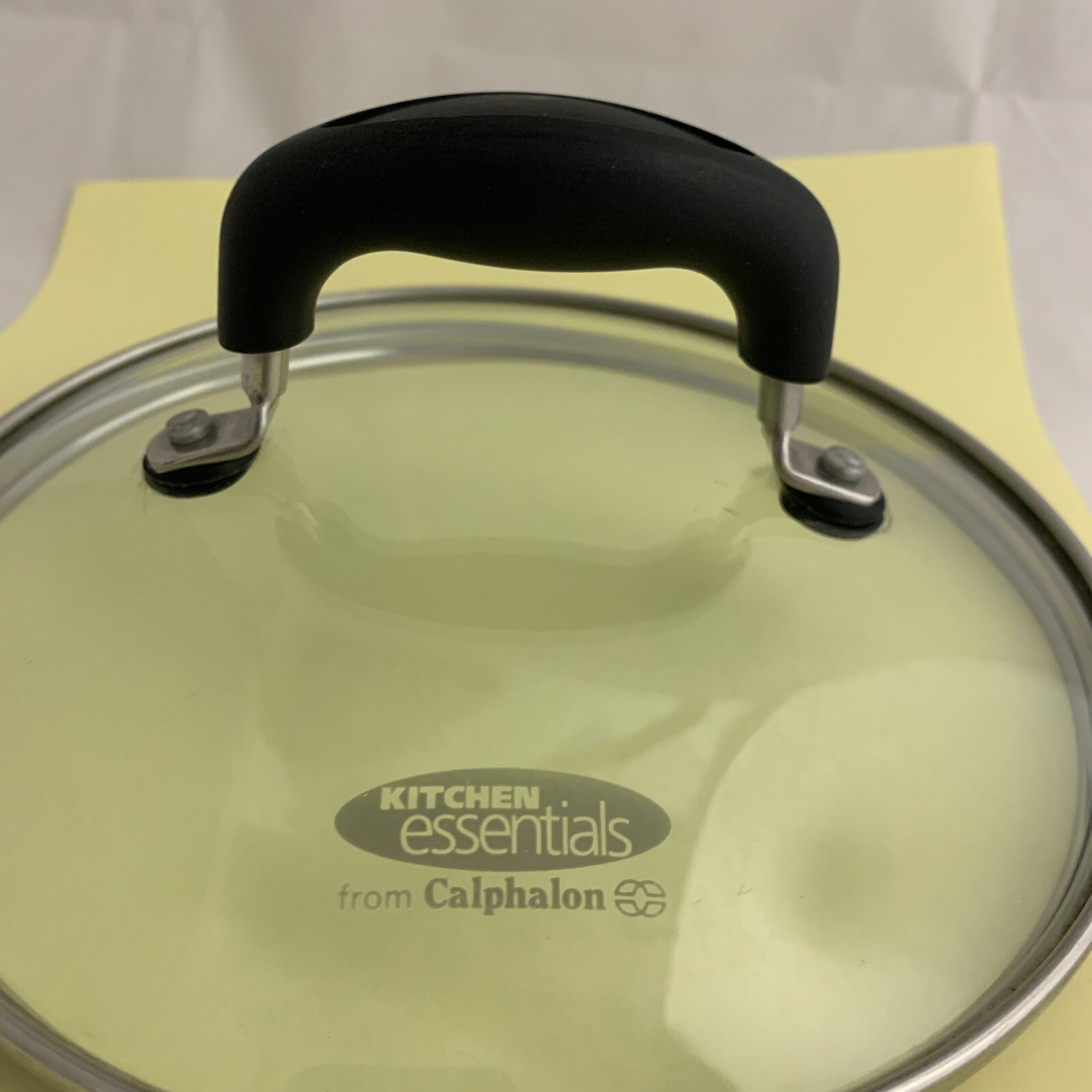 Calphalon Kitchen Essentials Glass Replacement Lid Pot Pan 7 1/8″ OD 6 5/8 ID