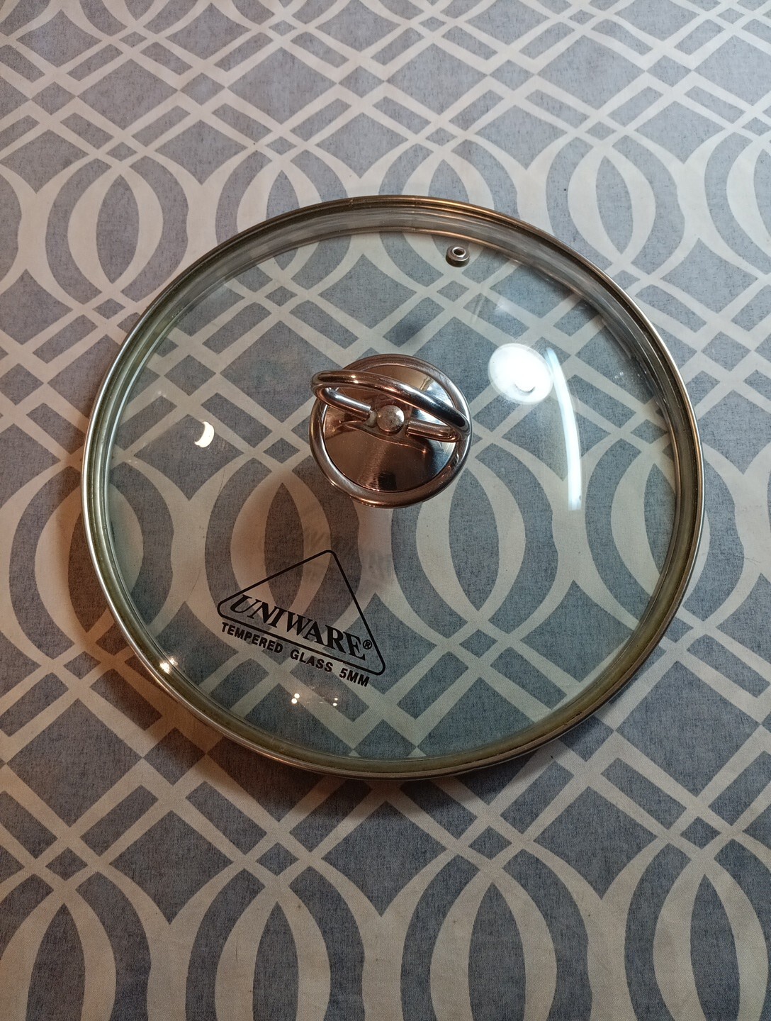 9.5″ Uniware Tempered Glass Round Pot Lid