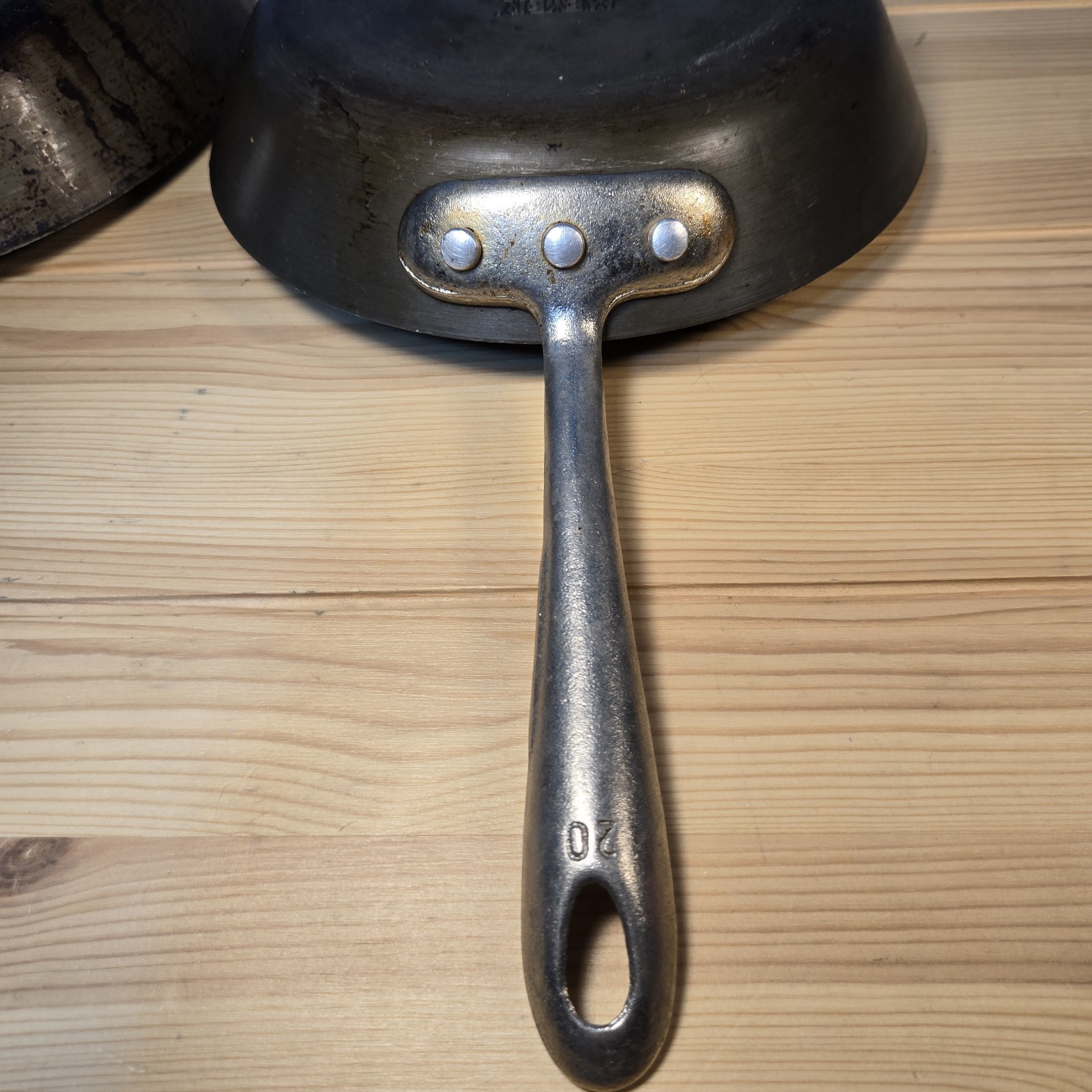 Lot 2 Vintage Meyer Professional Hard-Anodized Pan Commercial Cookware Hong Kong
