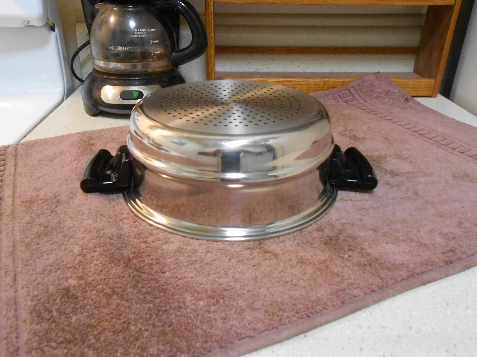 Duncan Hines Steamer Insert 8″ (fits 3 qt. pot) Stainless EXTRA NICE, SITS FLAT