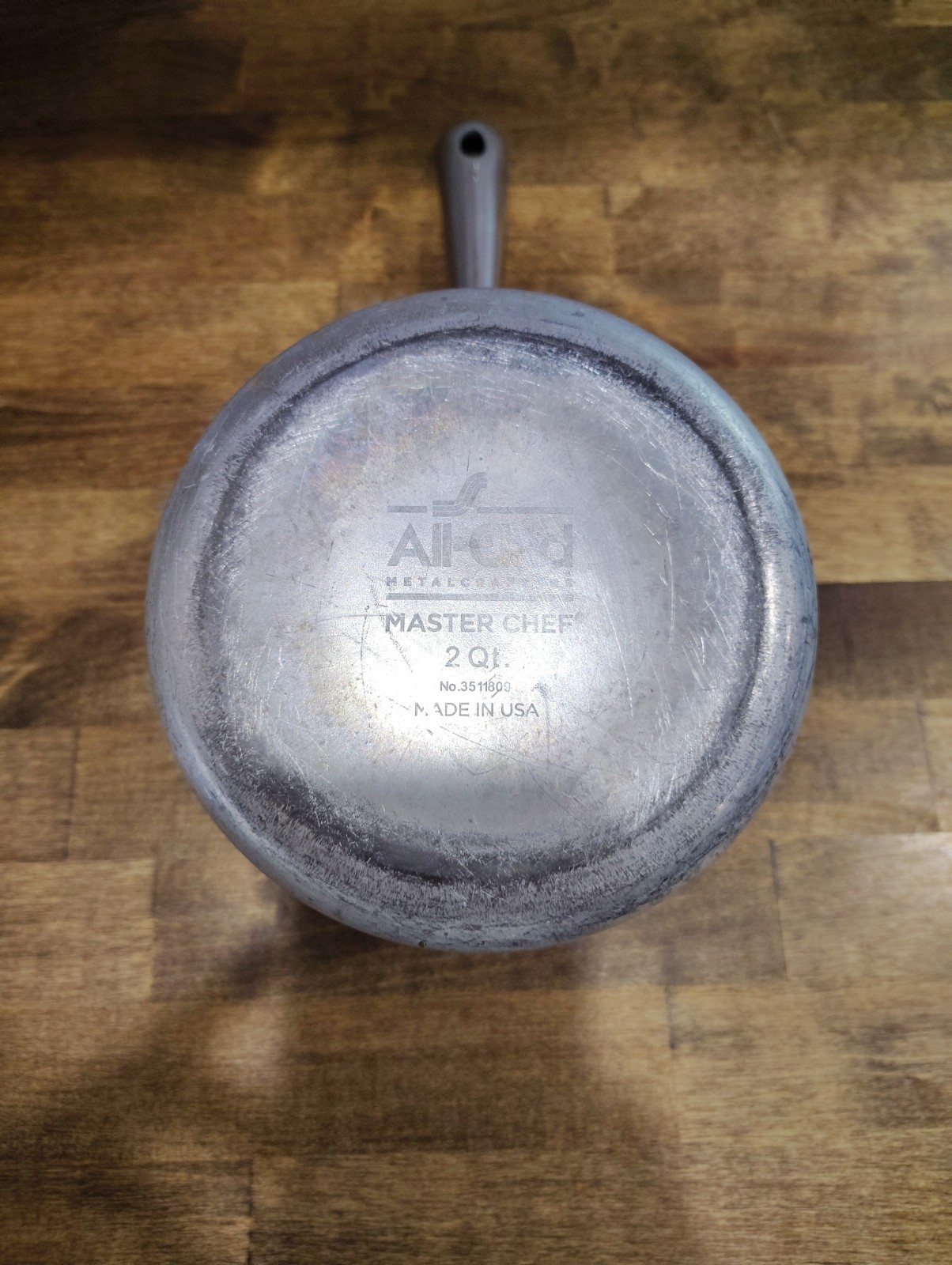 ALL-CLAD MC2 2 Qt. Saucepan Metal Crafters Master Chef Brushed Stainless No Lid