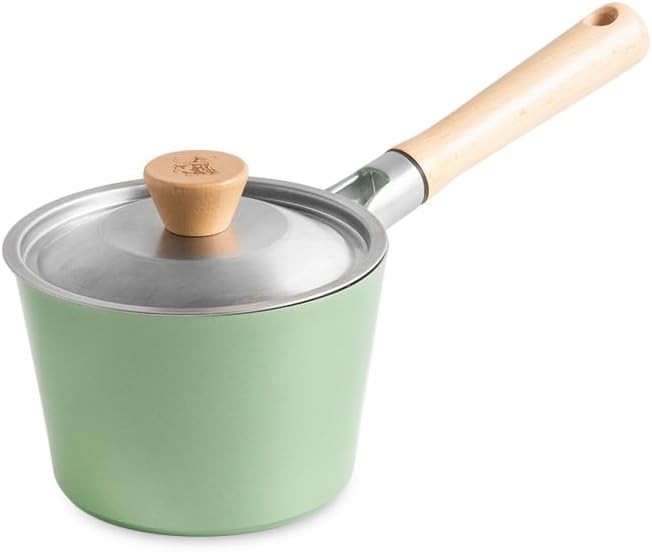 Cardamom Ceramic Nonstick 1.5 Quart Saucepan with Lid