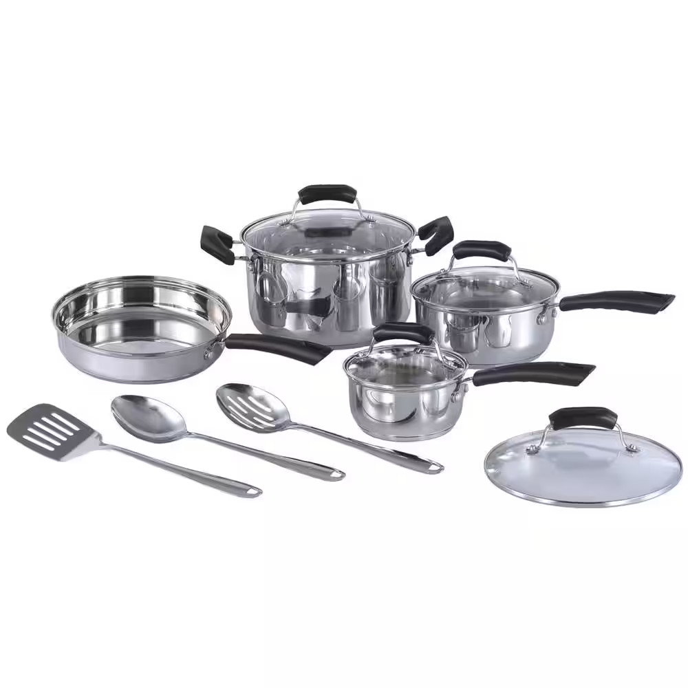 11-Piece Stainless Steel Cookware Set