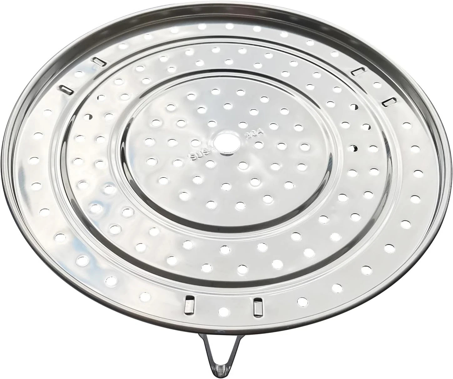 Steamer Rack, 11.81″ / 30Cm 304 Stainless Steel Removable Legs Multifunction Ste