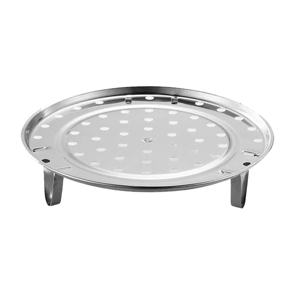 10.2 Inch Dia Stainless Steel Steamer Rack Removable Legs Kitchen Utensil